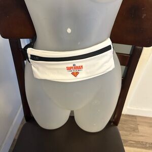 DC Comics White Logo Belt Bag